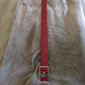 White House Black Market Accessories - White House Black Market red snake belt White House Black Market Accessories - White House Black Market red snake belt